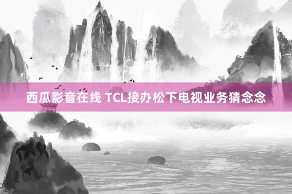 西瓜影音在线 TCL接办松下电视业务猜念念